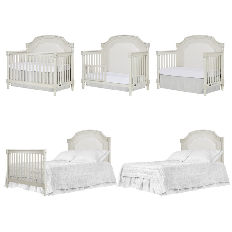 Evolur Julienne 4 in 1 Convertible Upholstered Crib Reviews